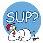 Chicken Bro Stickers-icoon