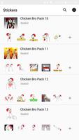 برنامه‌نما Chicken Bro Stickers عکس از صفحه