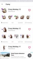 Crazy Monkey 2023 - WASticker screenshot 1