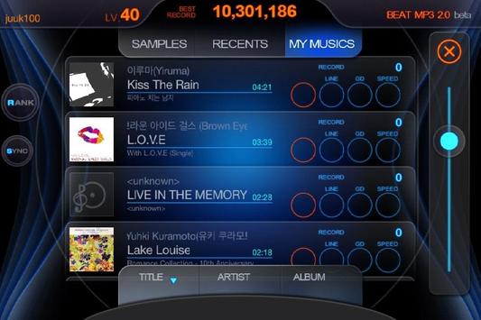 BEAT MP3 2.0 screenshot 3