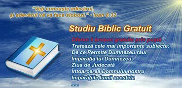 Studiu Biblic Gratuit text si audio