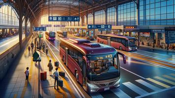 bus simulator coach games 2023 ảnh chụp màn hình 1