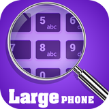 Large Phone: Big UI & Dialer ícone
