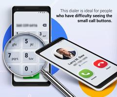 Large Phone: Big UI & Dialer capture d'écran 2