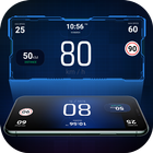 ikon Car Dashboard Speedometer HUD