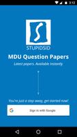 MDU Exam Question Papers - Stu پوسٹر