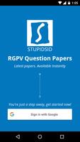 RGPV Question Papers ポスター