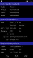 Screen Size / DPI and Dev Info الملصق