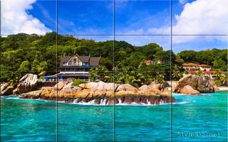 Beach House Puzzle Cartaz