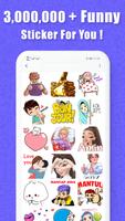 Anim live sticker-WAStickerApp постер