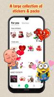 HD Sticker&Pack WAStickersApps پوسٹر