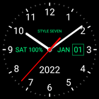 Analog Clock Live Wallpaper-7 ikon