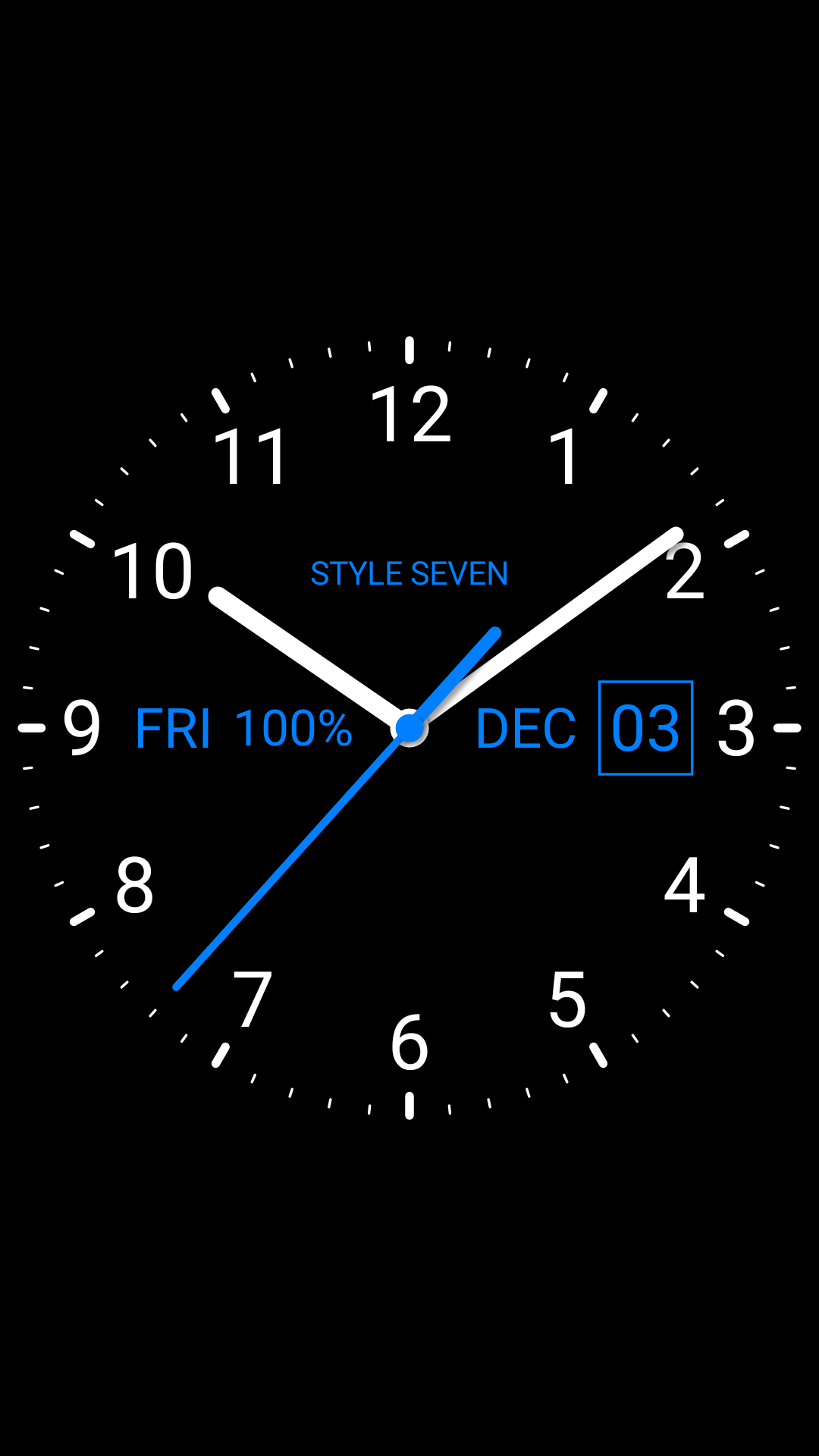 Analog Clock Live Wallpaper 7 アナログ時計ライブ壁紙