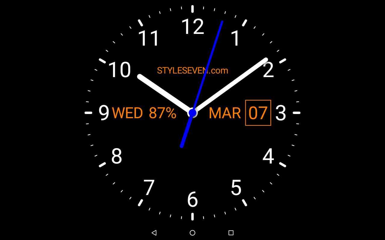 Analog Clock Live Wallpaper-7 for Android - APK Download