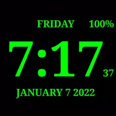 Digital Clock Live Wallpaper-7 XAPK 下載