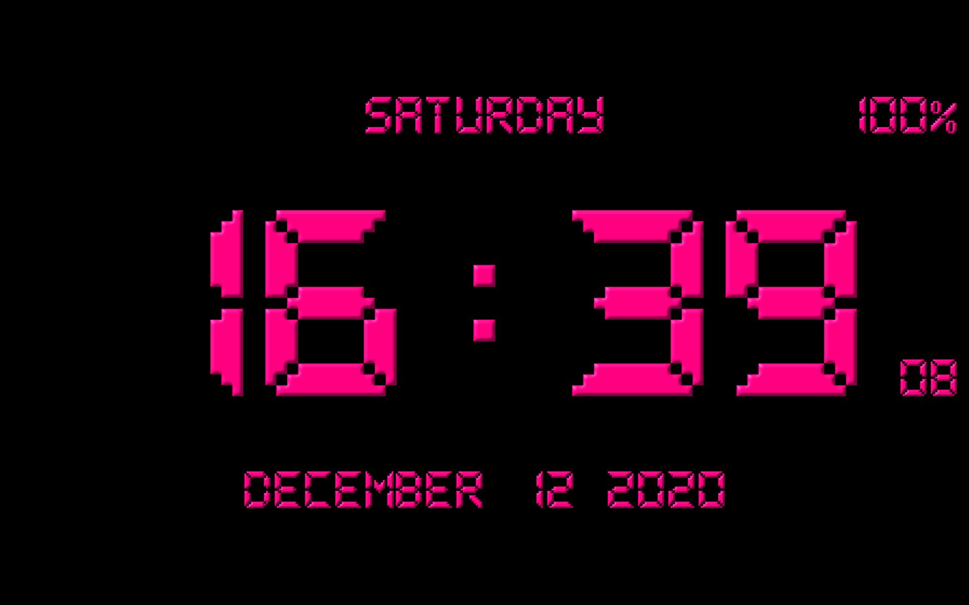 Digital Clock Live Wallpaper-7 for Android - APK Download