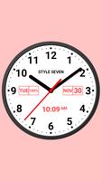 Light Analog Clock-7 اسکرین شاٹ 2