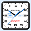 ”Square Analog Clock-7