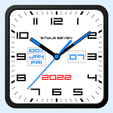 Square Analog Clock-7 아이콘