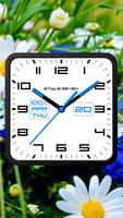 Square Analog Clock-7 imagem de tela 1