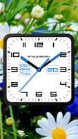 Square Analog Clock-7 スクリーンショット 1