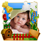 Funny Kids Photo Frames أيقونة