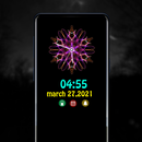 Stylish Clock on Screen Amoled-APK