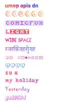 Cool Fonts for Instagram - Stylish Text Fancy Font الملصق