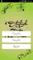 Fancy & Stylish Text Maker For DP & Status 海报