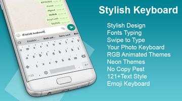 Stylish Keyboard Plakat