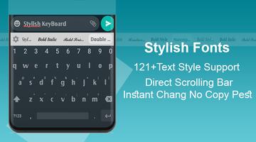 Stylish Keyboard اسکرین شاٹ 1