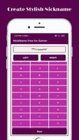 Nickname Generator : For Gamer تصوير الشاشة 1