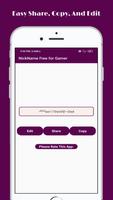 Nickname Generator : For Gamer تصوير الشاشة 3