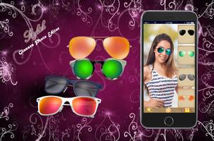 Stylish Glasses Photo Editor Affiche