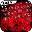 Stylish Red Rose Keyboard
