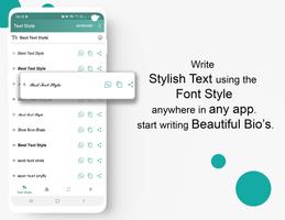 Stylish Text الملصق