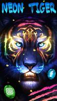 Neon, Colorful, Tiger Themes & poster