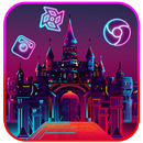 Neon, Cyberpunk, ZThèmes fonds APK