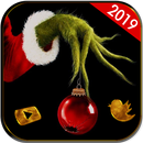Golden, Christmas Temalar Duvar 3D APK