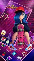 Graffiti, Skater, Girl Themes  اسکرین شاٹ 2