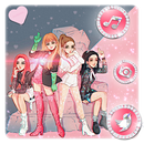 Rose, Black, Pink3D иконки тем фоновых HD APK