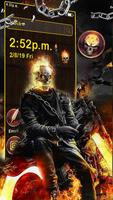 Skull, Fire, Rider Themes & Wa poster