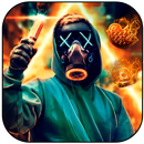 Theme, Fire, Torch, Mask موضوعات خلفيات أيق APK