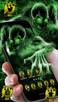 Zombie, Skull, Neon Themes & L poster