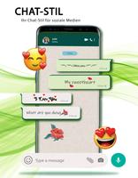 Chat-Stil– Schriftart-Tastatur Screenshot 3