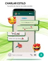 Estilo de chat- Teclado fuente captura de pantalla 3