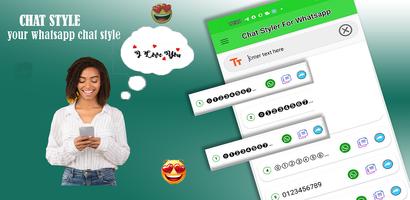 Chat Styler Font for WhatsApp Affiche
