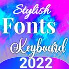 Stylish Fonts Keyboard: Emoji icône
