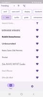 Font Finder: Picker。Downloader اسکرین شاٹ 1