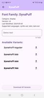 Font Finder: Picker。Downloader اسکرین شاٹ 2